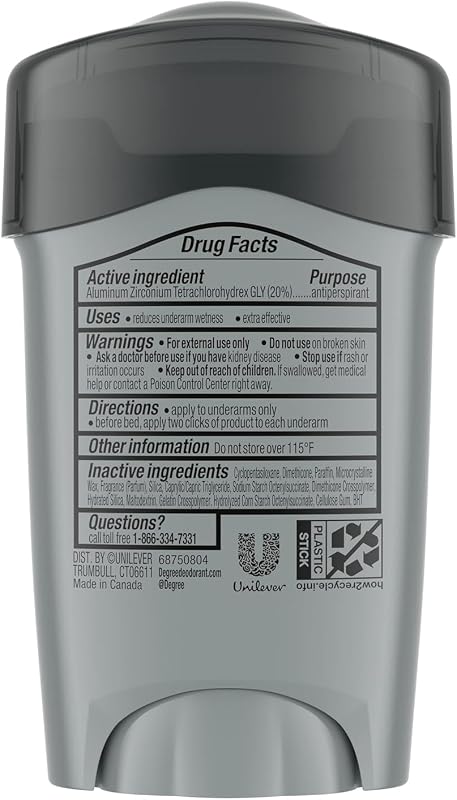DEGREE Men Clinical Protection Sport Strength Antiperspirant & Deodorant, 1.7 Ounce, Pack of 3 (Packaging may vary)