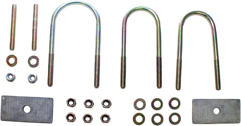 Kit de grampos em U do eixo para feixe de molas Rancho RS721 para Jeep Wrangler 1987–1995 – 1 unidade