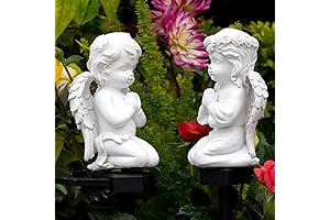 Mesmerizing Solar Angel Statues for Eternal Cemetery Adornment