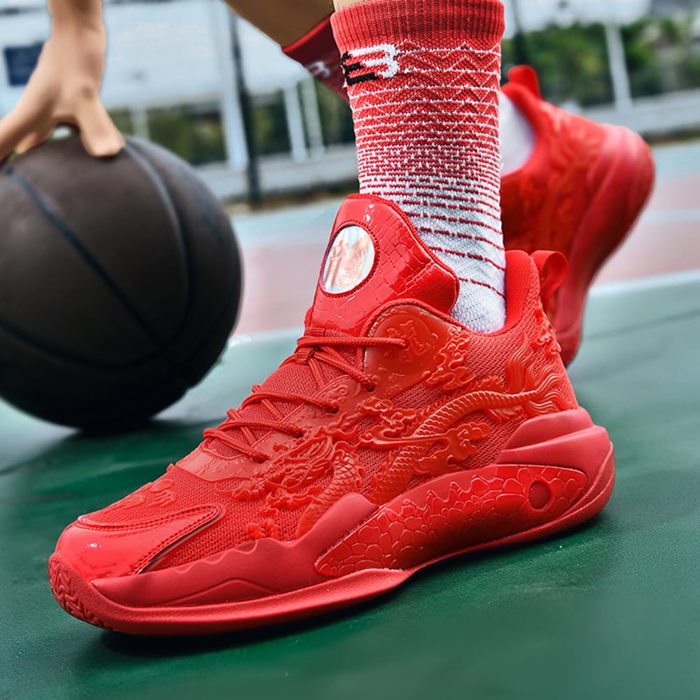 Męskie buty do koszykówki, buty sportowe, lekkie, oddychające, amortyzujące wstrząsy, męskie buty do koszykówki, do biegania, sportowe trampki, Mt D19, 42 EU