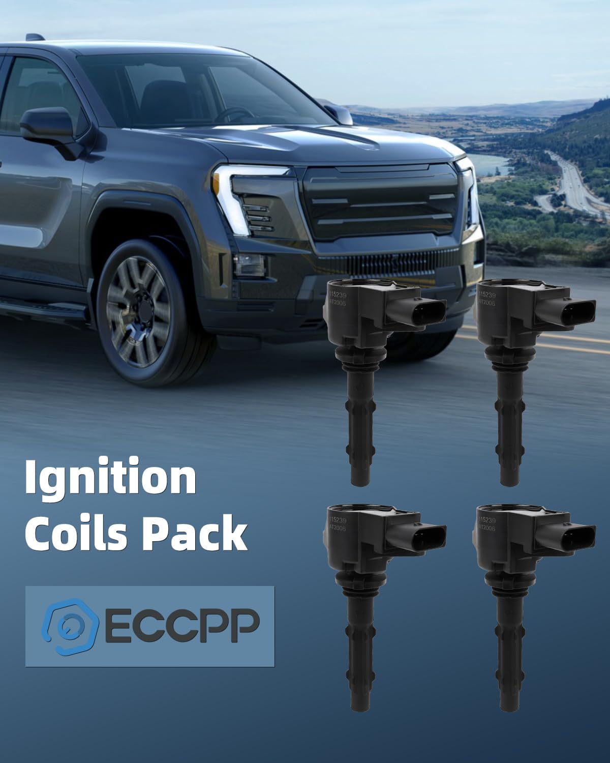 ECCPP 8pcs Ignition Coil UF535 coils packs,for Mercedes-Benz 2007 2008 2009 2010 2011 2012 2013 2014 2015 CL550 CLK550 CLS550 E550 G550 GL450 GL550 S550 SL550 ML450 Coils
