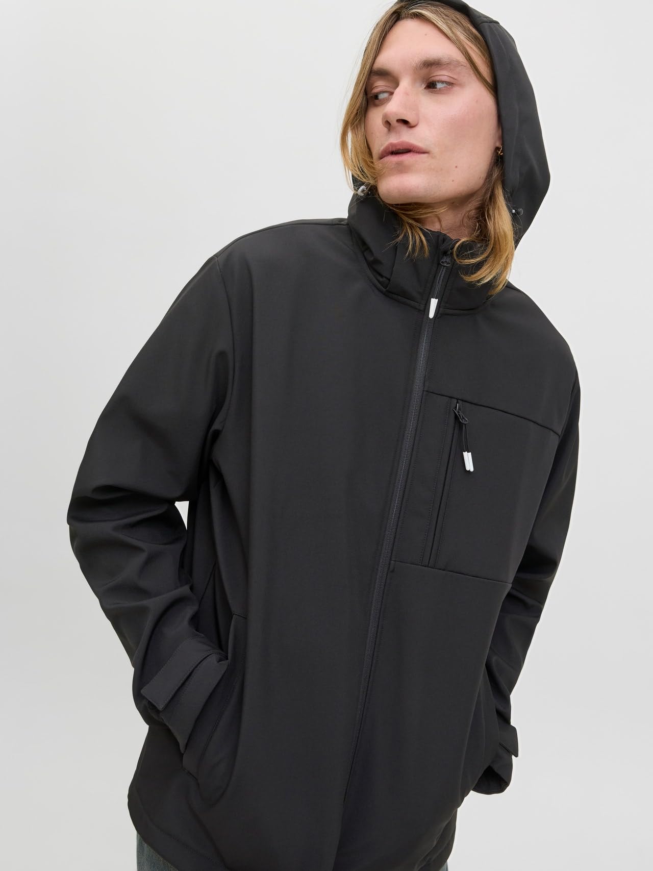 JACK & JONES Jjthatcher Softshell Hood Jjthatcher Veste Softshell à Capuche Homme (Lot de 1)