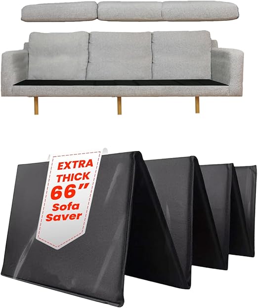 LAMINET Deluxe Extra Thick Sagging Furniture Cushion Support Insert| Seat Saver| New and Improved| Extend The Life of Your Sofa| 60% Thicker - Sofa - 17" L x 66" W