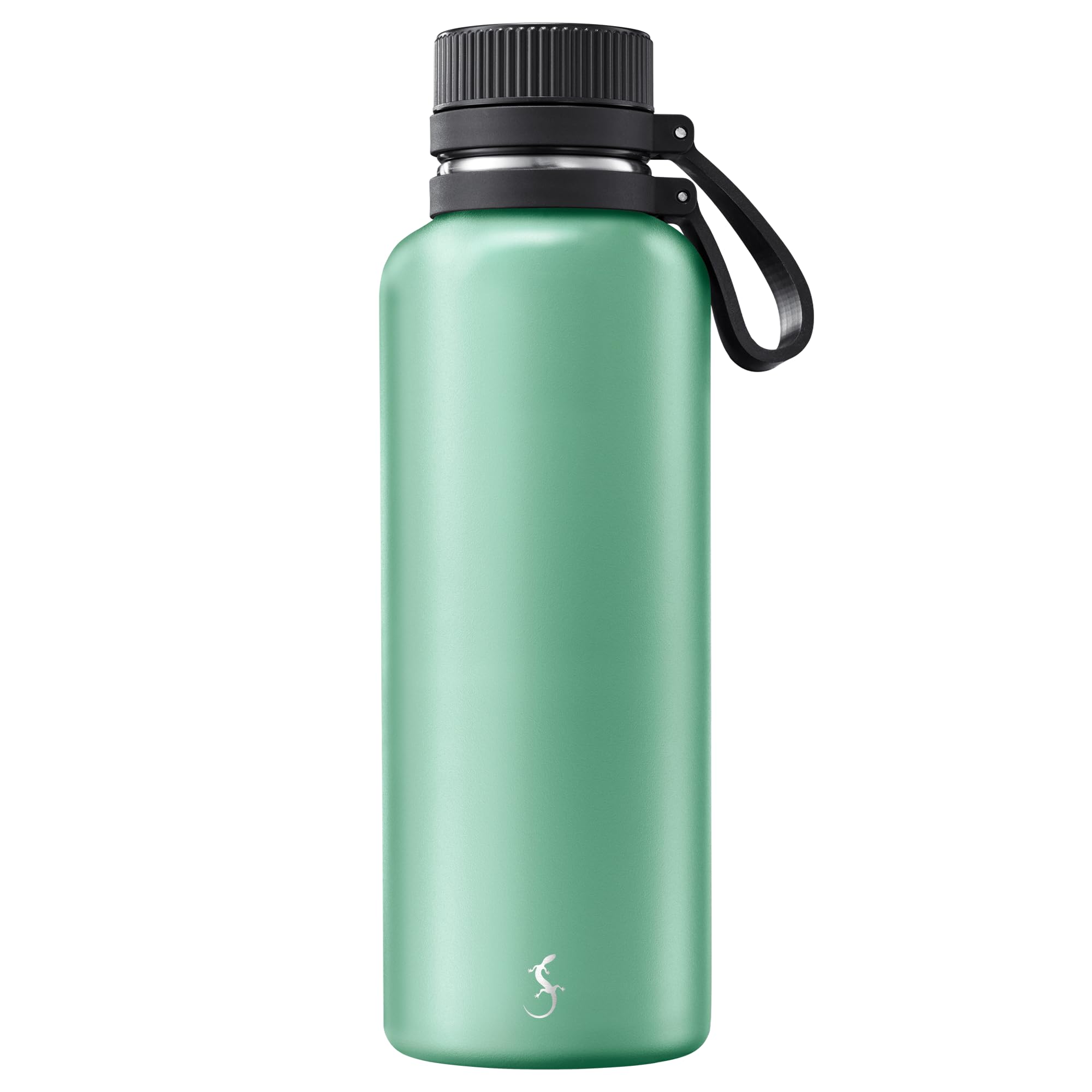 Lurch Insulated Flask Outdoor Stainless Steel with Scratch-Resistant Powder Coating 1 Litre Dark Salvia