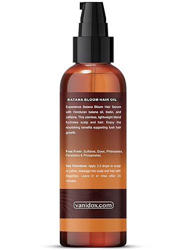 Miniatura 9 de Aceite para el cabello Batana con biotina y cafeína para estimular el crecimiento existente del cabello, fortalecimiento del cuero cabelludo y