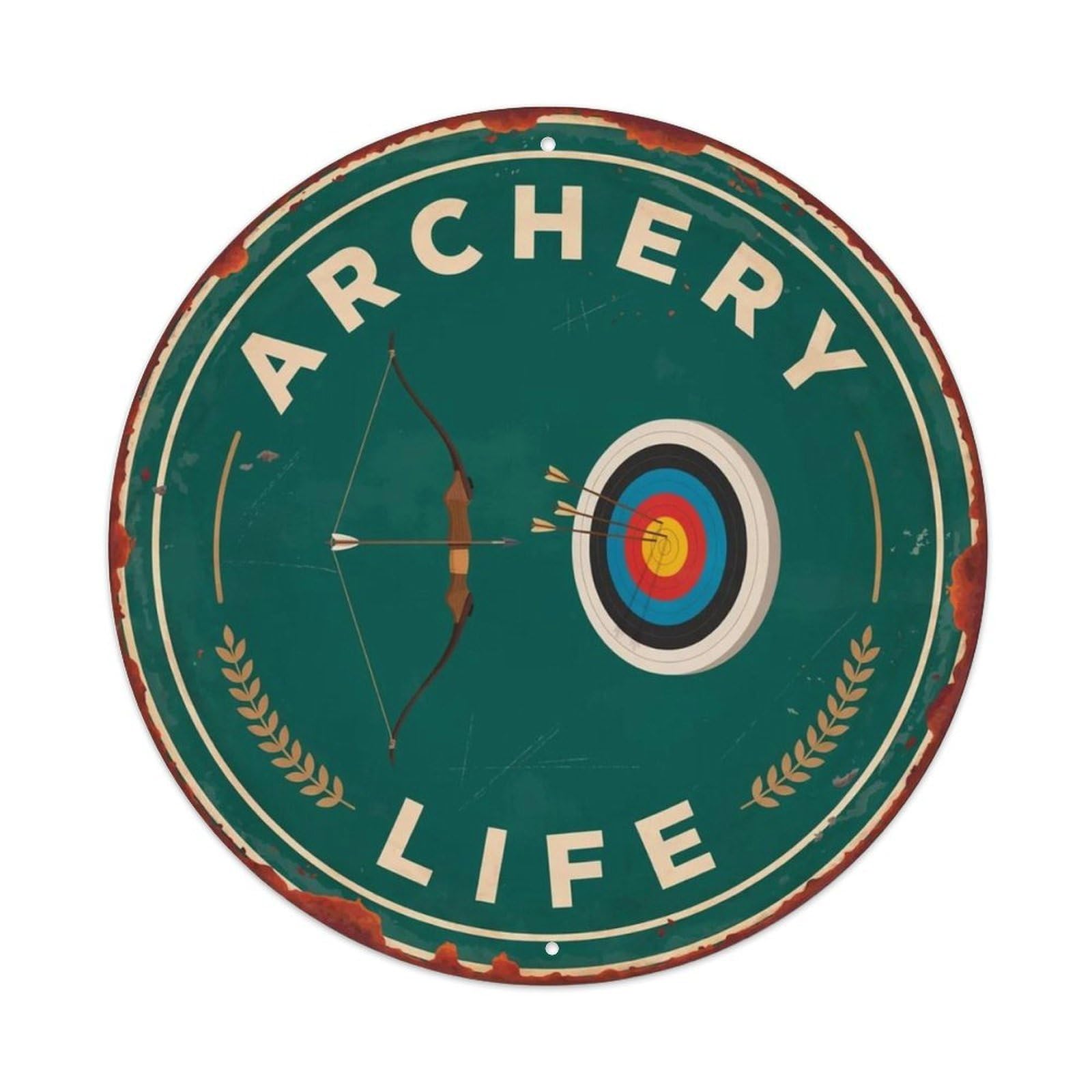 Archery Life Metal Tin Sign Plaque