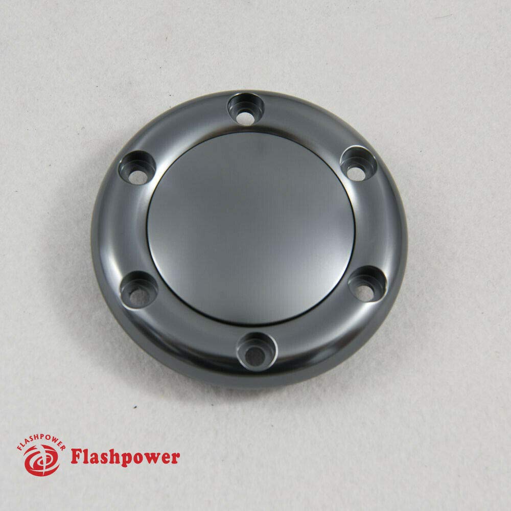 Billet Horn Button for 6 Bolt Steering Wheel,Gun Metal