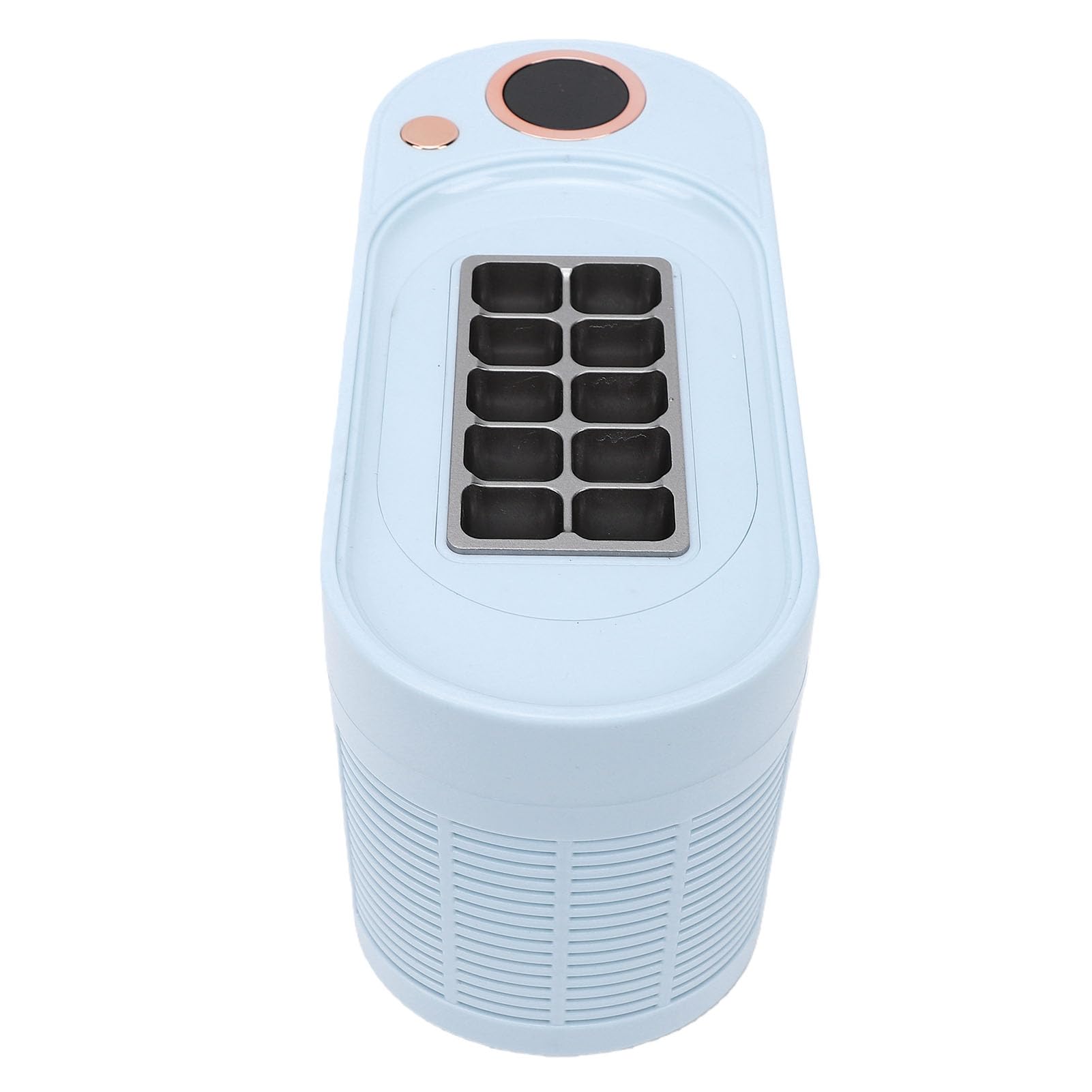 Jiawu Máquina de Hielo de Encimera Portátil, Fabricador de Hielo con Opciones de Alimentación Dual y Cesta, 10 Cubos Listos en 10-15 Min para Hogar, Dormitorio, Oficina, Camping (2#)