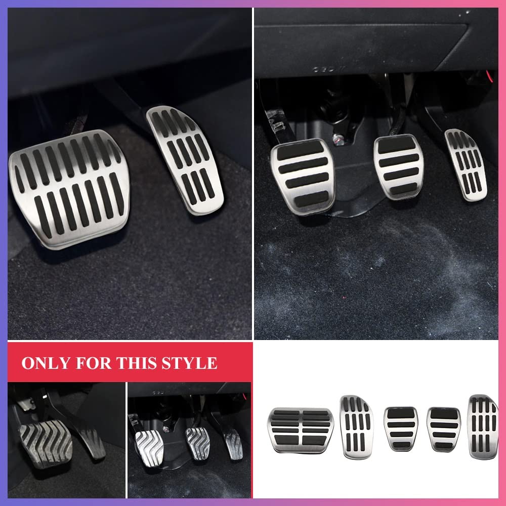 Pedały do Nissan Qashqai J11 (2014-2021) X-Trail (2013-2020) i Rogue (2014-2019) okładziny pedałów gazu, paliwa i hamulca, osłony do skrzyni biegów