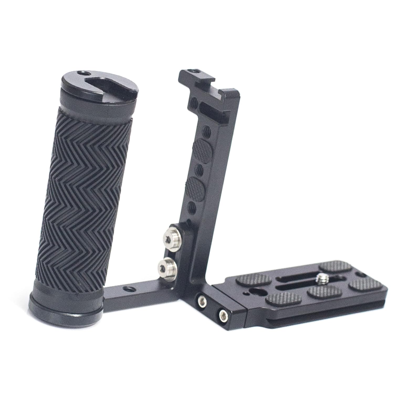 Gabbia universale per fotocamera DSLR con design a doppia maniglia piastra a sgancio rapido per fotografia stabile impugnatura per maniglia slot
