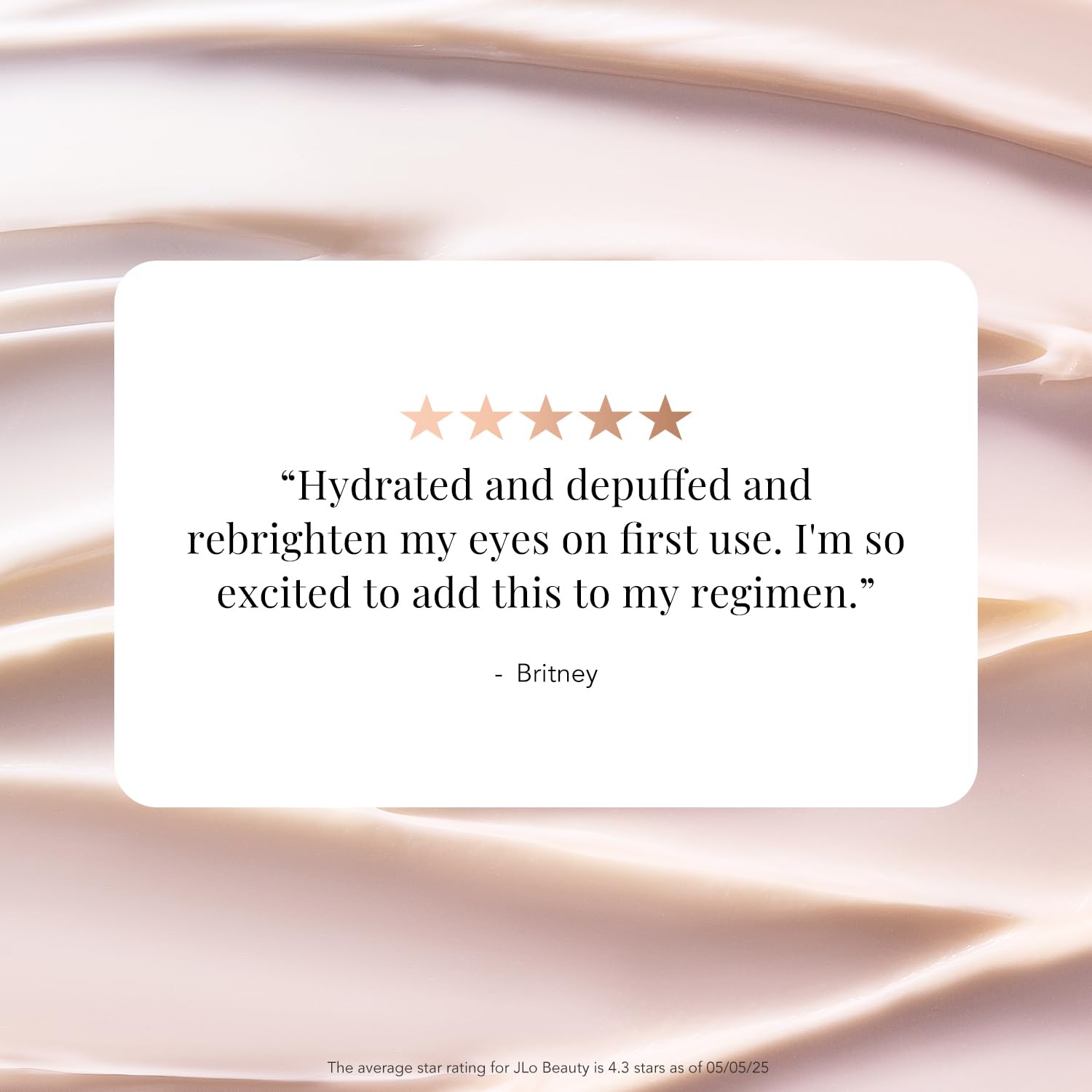 JLO BEAUTY That First Take™ Define & Depuff Eye Mask, Hydrogel Under Eye Patches with Peptides & Hyaluronic Acid, Hydrating, Brightening, Dermatologist Tested (60 Count)