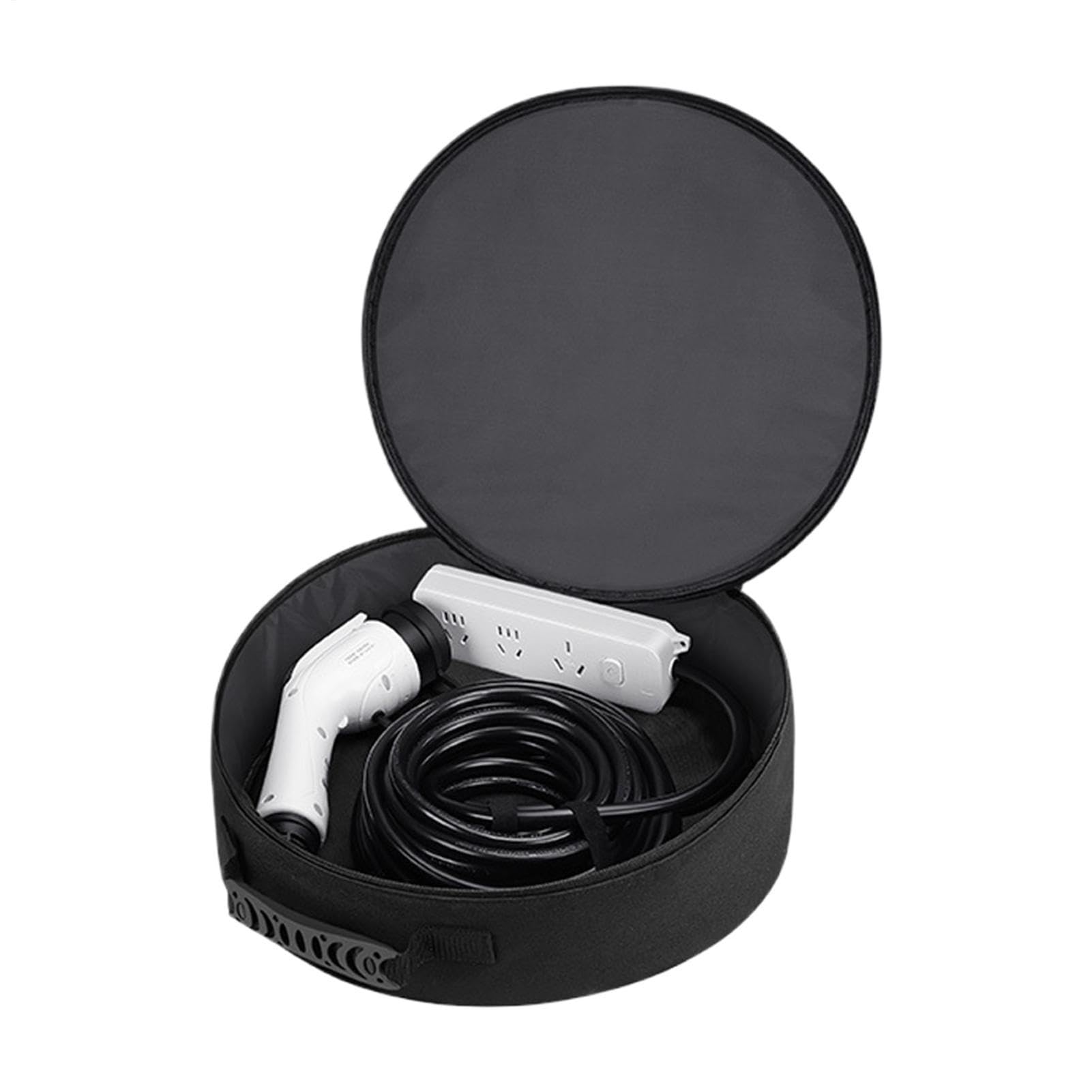Almacenamiento para cargador EV texturizado para guardar cable de carga automóvil sin ensuciar 8