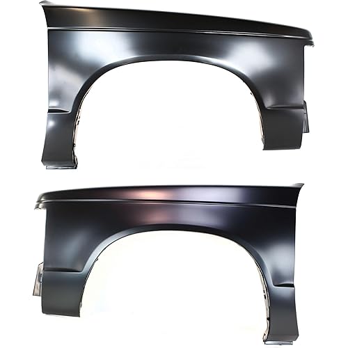 Garage-Pro Front Fender Set For Chevrolet S10 1982-1993, GMC Sonoma 1991-1993, Oldsmobile Bravada 1991-1994, Jimmy 1992-1994, Automotive, Primed, Driver and Passenger Side