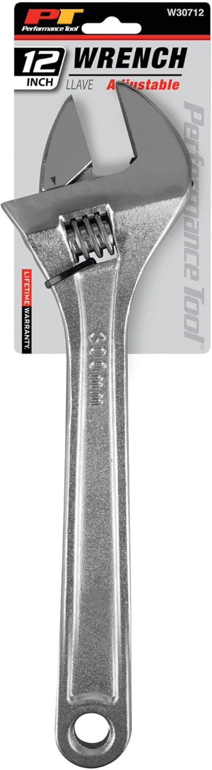 Performance Tool W30712 12-Inch Adjustable Wrench