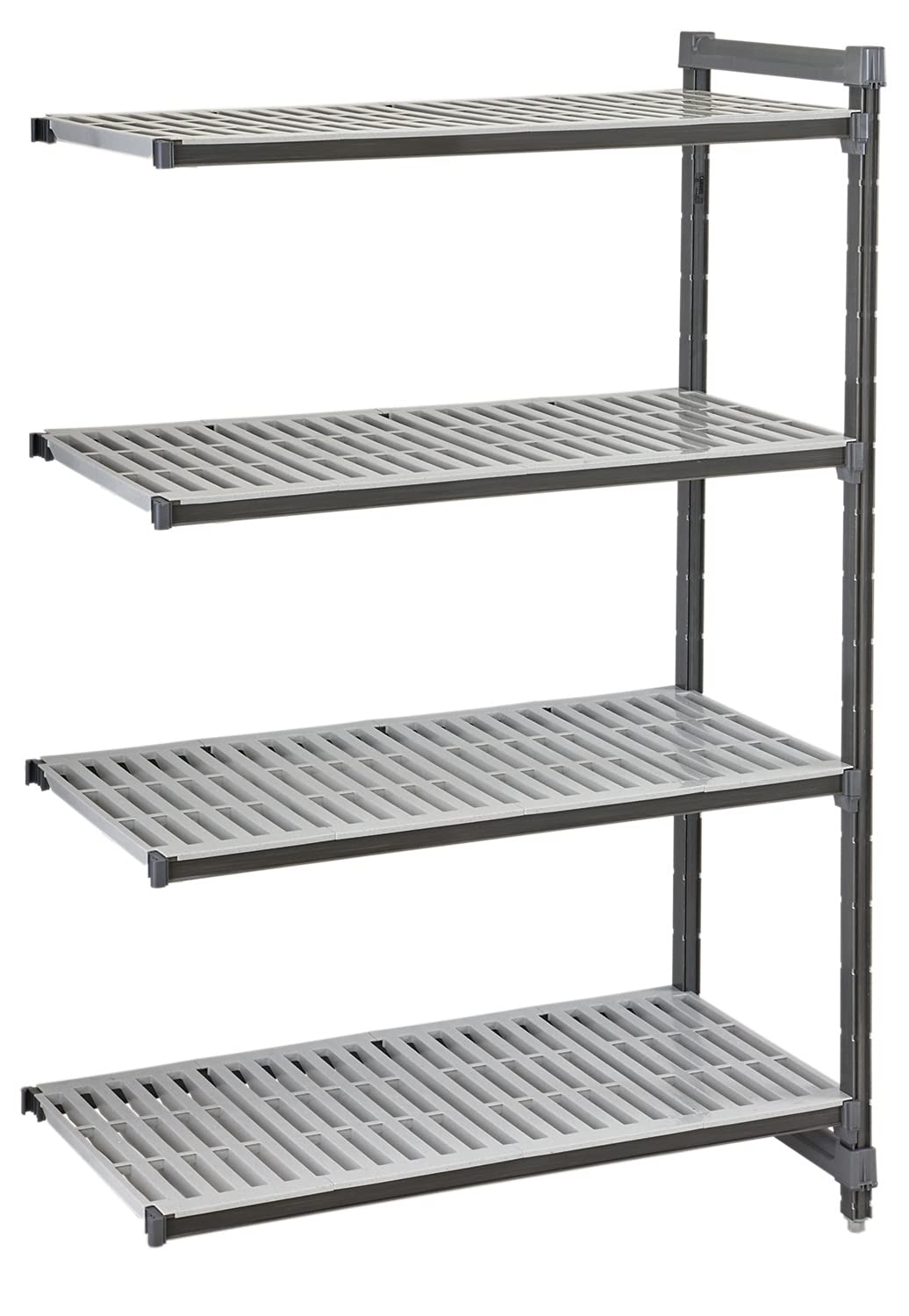 Cambro Ea244872V4580 Camshelving Elements Add On Unit 4V 24X48X72 Brushed Graphite 1 Each