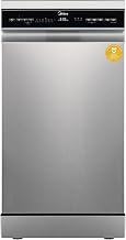 Midea Spülmaschine 45cm Freistehend & Unterbaufähig 10 Maßgedecke Silber