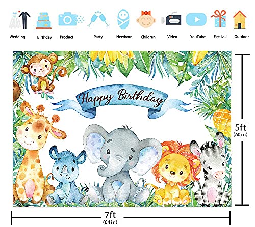 Jungle Safari Fondale Animali Foresta Elefante