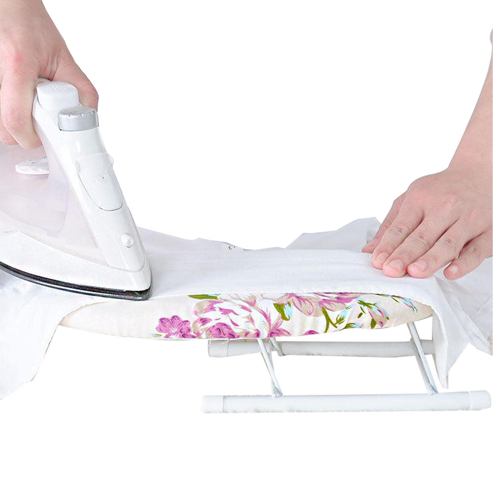 LAFANDE Tabletop Ironing Board with Folding Legs | Portable Detachable Ironing Board Accessories for Clothes,Socks,Sleeves,Cuffs, Collars for Sewing, Travel, RV, Dorm