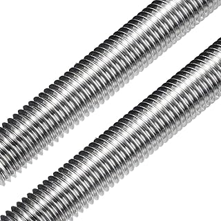 Beduan 304 Stainless Steel Long Threaded Screw, M6-1.0 Thread Pitch, Fully Threaded Rod, Right Hand Threads, 250 mm Length (Pack of 2)