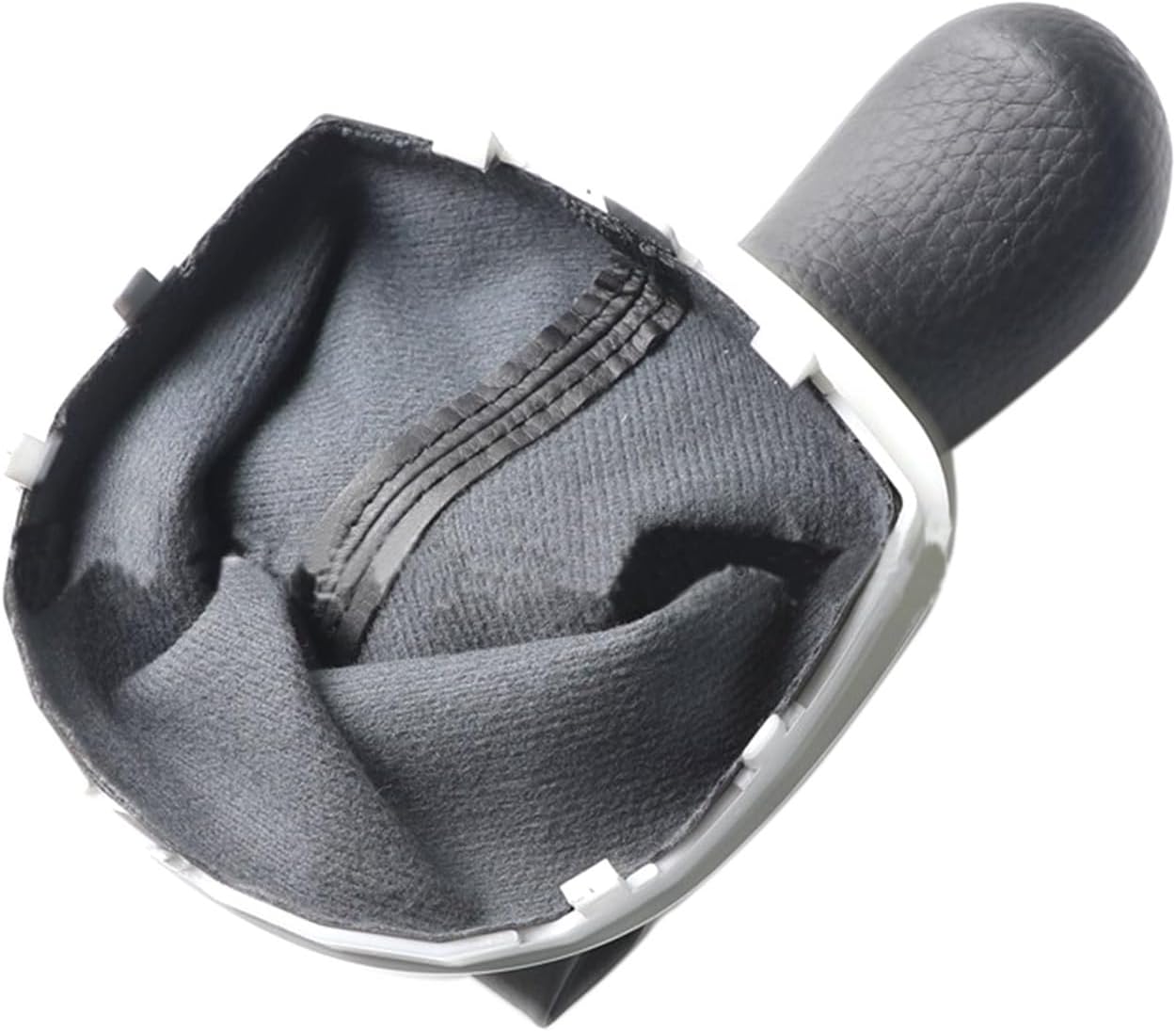 Gear Shift Lever Car 5 Speed Gear Shift Knob with Leather Gaiter Boot Cover for Renault for Clio 3 III 2005-2012