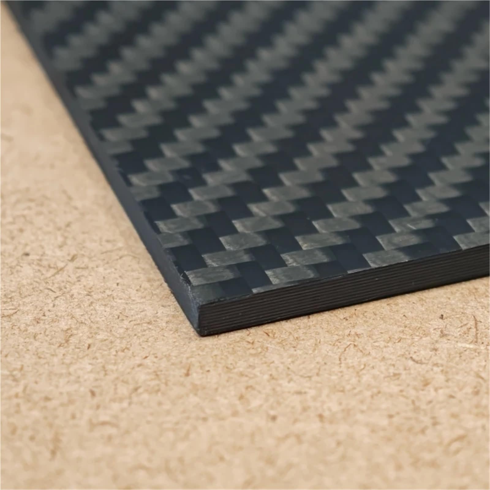 Carbonfaserplatten 200 mm x 300 0,5 1, 2 3 4 Carbonplattenplatten, Faserplatten mit hoher Verbundhärte für Heimwerker(4.0mm Plain Glossy)