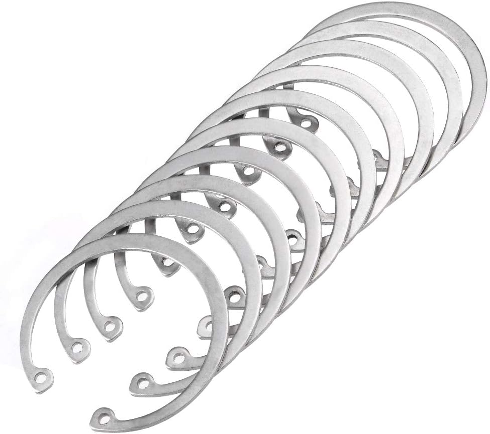 PATIKIL 10 Pcs Anneaux De Retenue Interne, 48mm C-Clip Anneau De