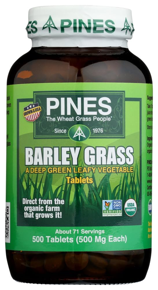 Pines Barley Grass 500 Milligrams 500 Tabs