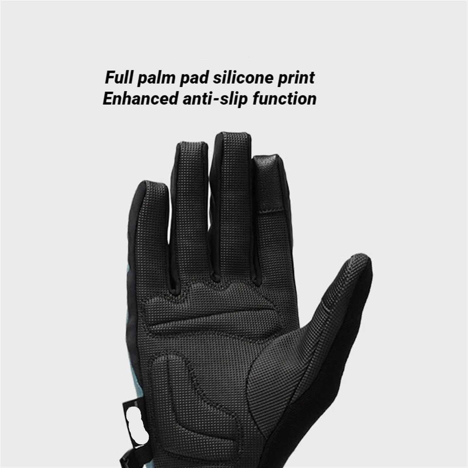 Guanti da ciclismo uomo invernali antivento termici antiscivolo per Sci