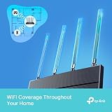 TP-Link Archer AX18 Routeur WiFi 6, Routeur WiFi AX 1500 Mbps bi-Bande, 4 Ports Gigabit, 4 antennes à Haute Performance, WPA3, Contrôle Parental, EasyMesh, Antivirus intégré - 2