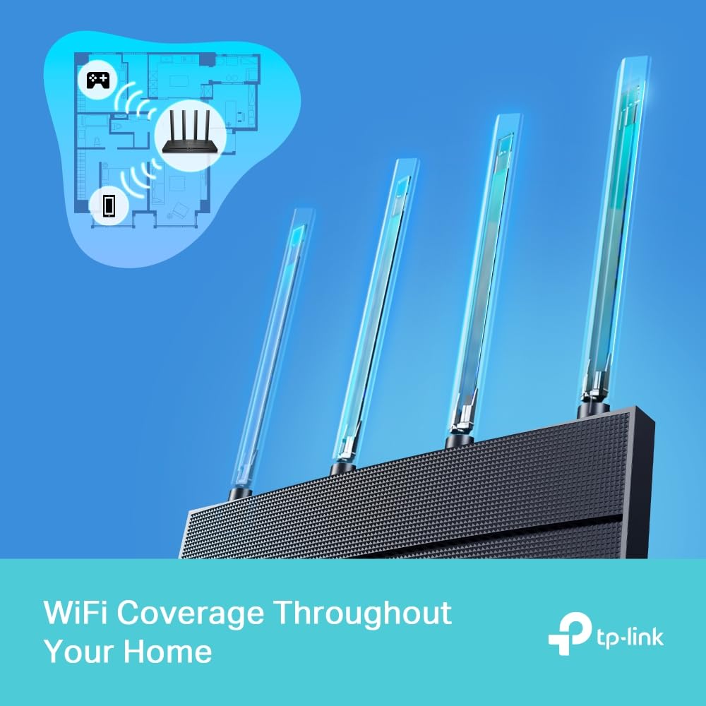 TP-Link Archer AX18 Router, Czarny, 4 porty