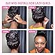Ebarly Hidden Strap Water Wave 360 Glueless Wigs Human Hair Pre Plucked Pre Bleached Human Hair Wig With Drawstring 220 Density Wet and Wavy HD Full Lace Front Wigs Human Hair 26 inch Product Image 5