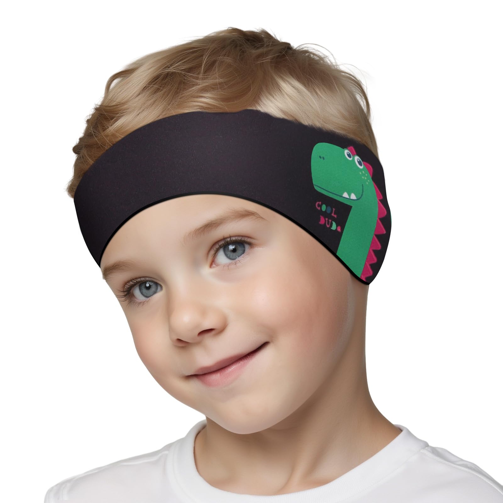 HeySplash Swimming Headband, Swimming Earplugs Ear Band Swimmer Ear Protection Kids Ear Plugs, Elastic Neoprene Ear Guard and Hair Guard for Kids & Toddlers, Keep Water Out and Hold Earplugs in