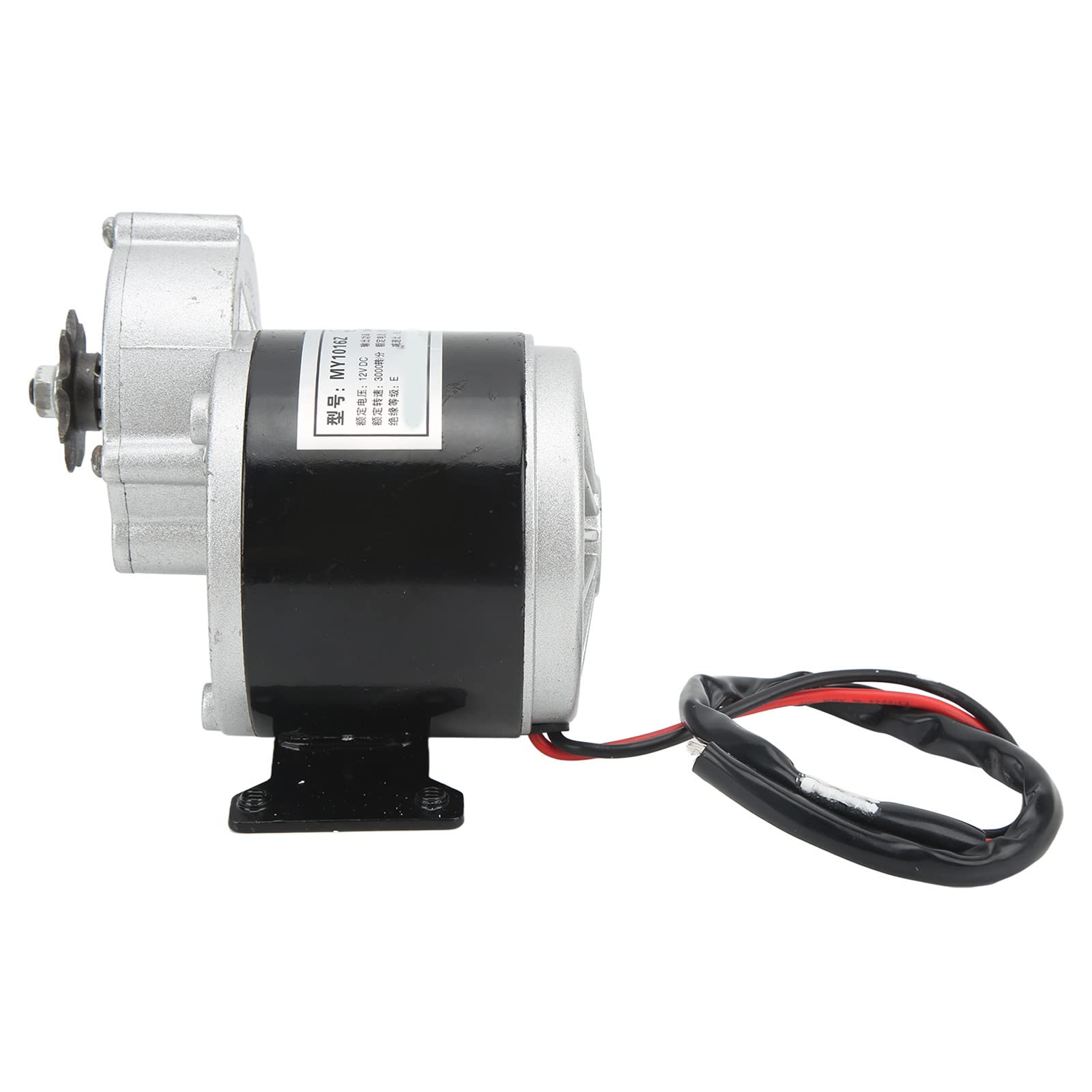 CHICIRIS Zestaw Silnika Elektrycznego do Skutera 12V 350W Zestaw Silnika do Roweru Elektrycznego ze Stopu Aluminium ze Szczotkowanym Kontrolerem 3000 Obr./min Przekładnia 13T i łańcuch 38 Skuterów