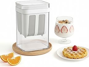 ZEVON® Hung Curd Maker for Home | Yogurt Filter Strainer,1100 ML Greek Yogurt Strainer with a Fine Mesh BPA-Free | Curd Maker