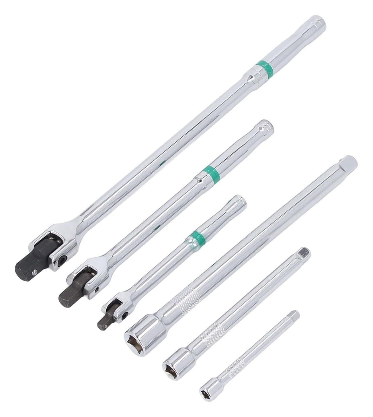Zestaw nasadek udarowych z przedłużeniem klucza płaskiego 1/2, 3/8, 1/4 cala, uniwersalny zestaw kluczy do mechaniki i projektów DIY, trwałe i wszechstronne narzędzie