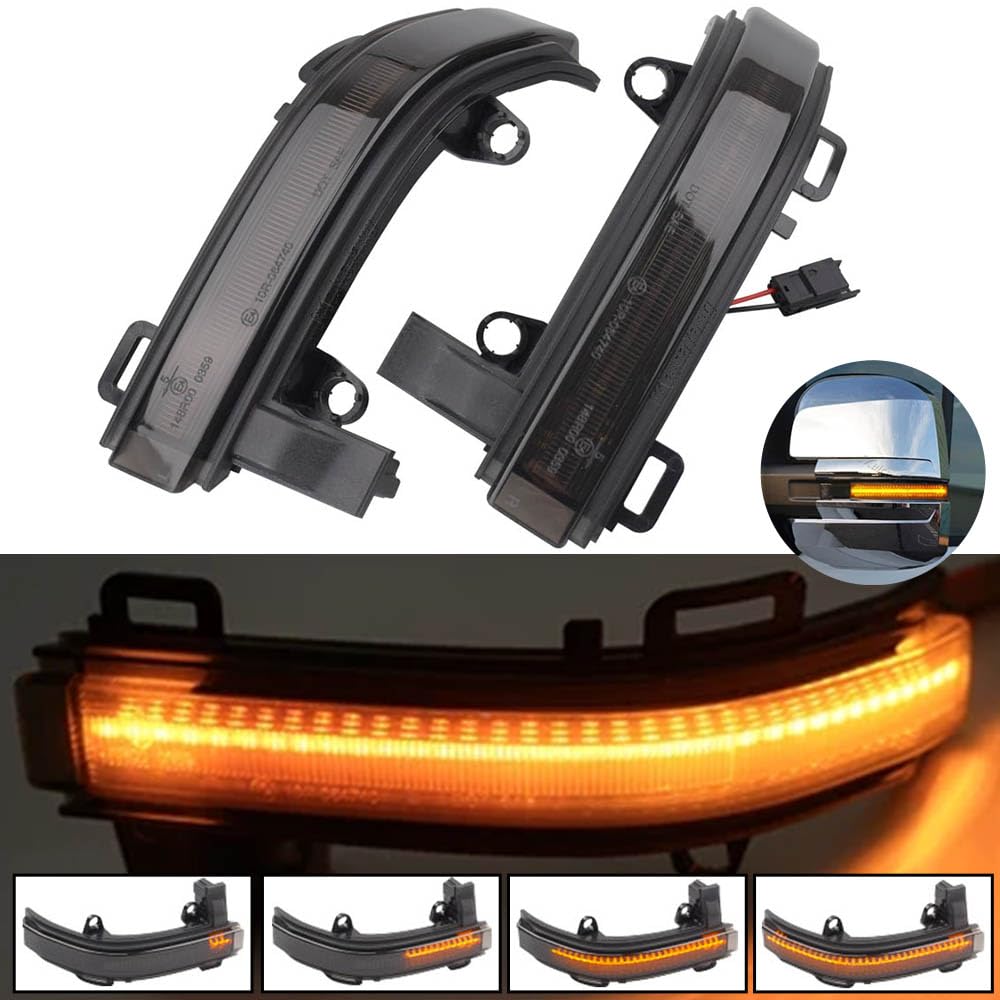 Malcayang Turn Signal Light Rearview Mirror Turn Signal Dynamic Running LED Indicator Assembly Replacement for Crafter MK2 Typ SY SZ MAN TGE 2017-2023 for Grand California 2019-2023