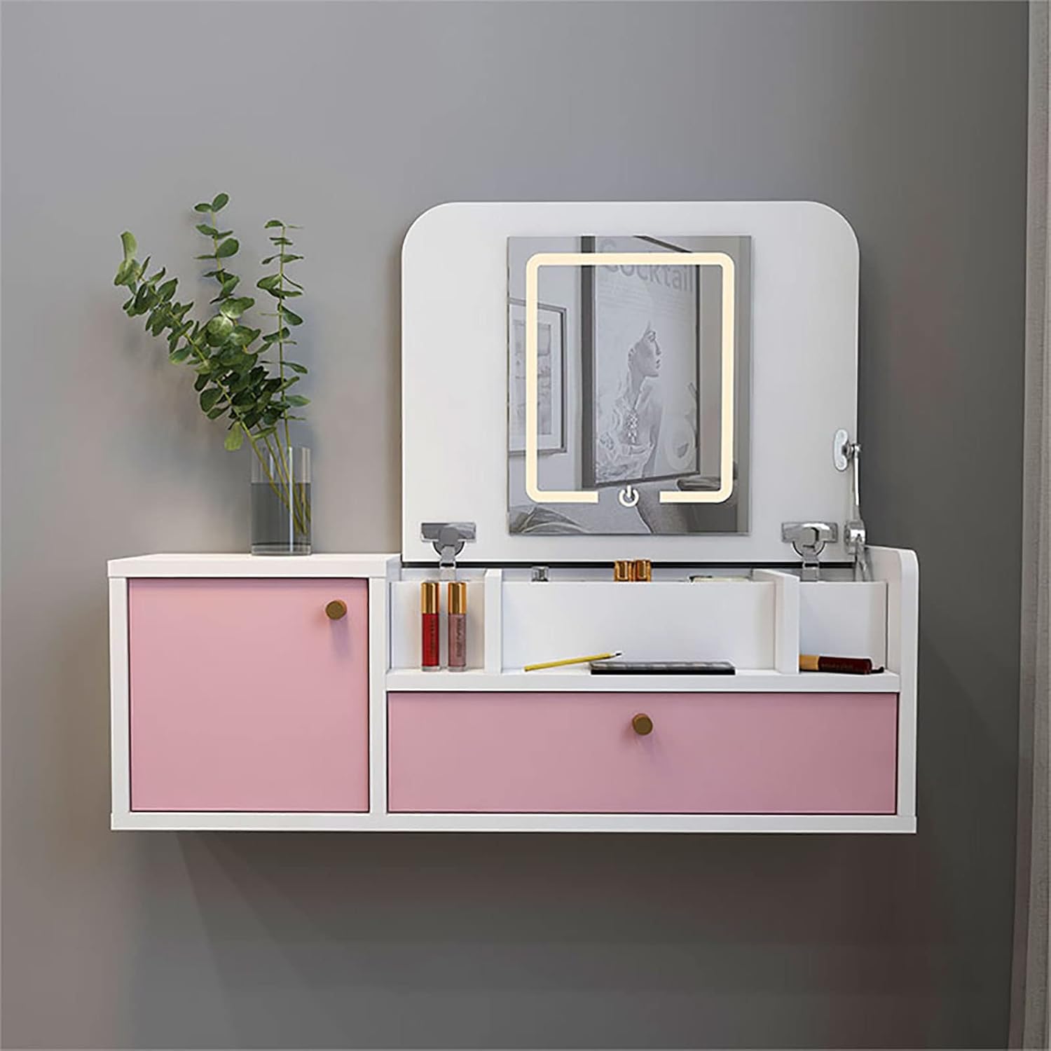 GPAIHOMRY WallMounted Dressing Table Vanity Table with