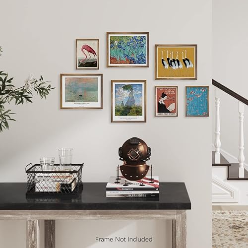 Miniatura 4 de Eclectic Wall Art Decor - Maximalist Prints Room Decor - Modern Museum Pictures - Classic Monet Van Gogh Painting - Japanese Art Wall Decor -