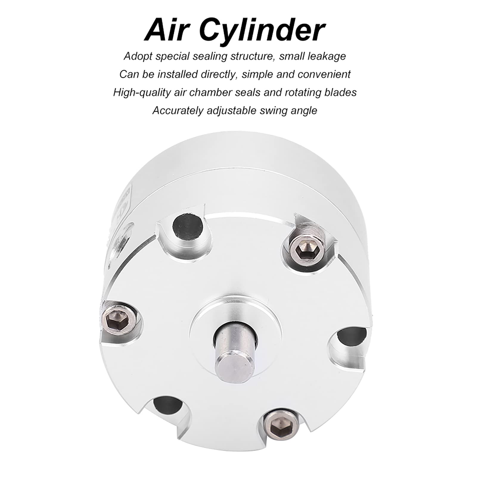 Socobeta Attuatore Pneumatico Rotativo a Paletta da 20 Mm con Bombola Pneumatica in Acciaio Inossidabile CRB2BW20 90S per Automazione