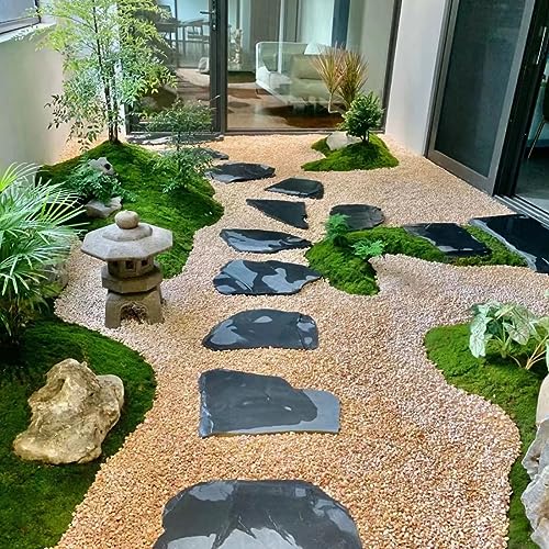 Image of YISZM 10LB Succulent and Cactus Gravel Pebbles, 1 /5 Inch Natural Decorative Polished Stones, River Rocks for Plants, Vases, Aquariums, Terrarium and Outdoor Gardening,Peach