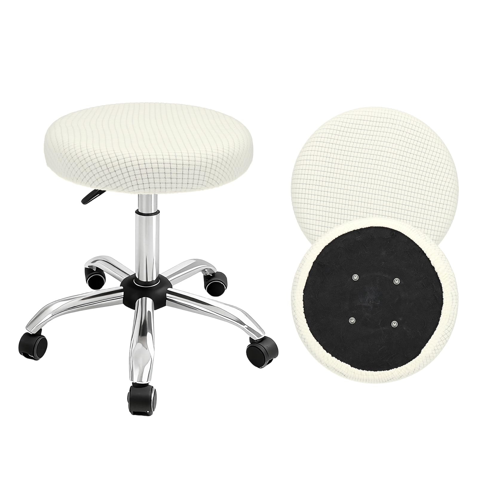 Housse de tabouret de bar pour protéger vos chaises hautes de cuisine en jacquard