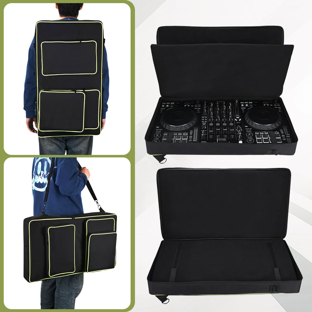 Funda de Transporte Portátil para Pioneer DJ DDJ-FLX10/DDJ-1000/DDJ-1000SRT | Bolsa de Almacenamiento de Viaje para AlphaTheta DDJ-GRV6, Estuches con Correa de Hombro Ajustable