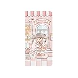 Small mochi weeks hand book checkered inner page hand book grid cute notebook small book simple girl heart cartoon loose-leaf notebook girl diary Korean stationery notepad school supplies
