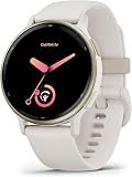 Garmin vívoactive 5, 42mm GPS smartwatch, AMOLED touchscreen, all-day health monitoring, advanced fitness features, personalised sleep coaching, Music, up to 11 days battery life, Ivory - 1