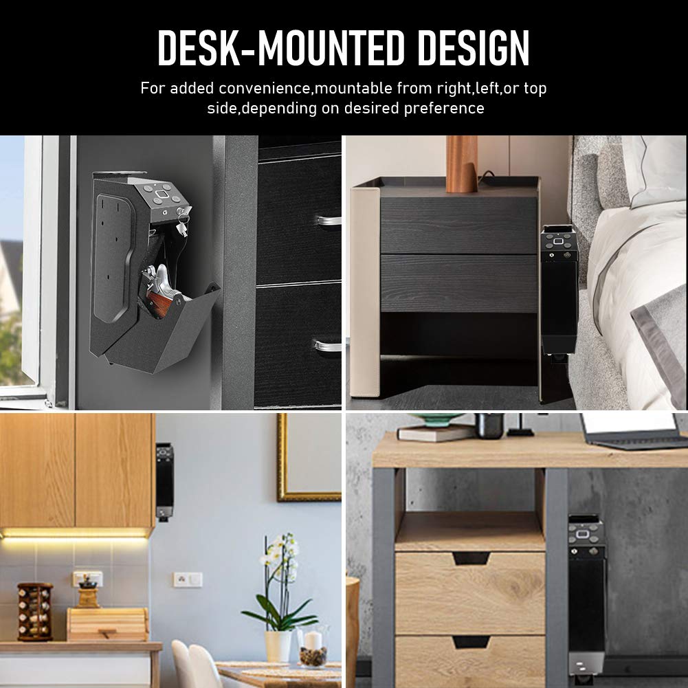 Gun Safes for Pistols, Handgun Safe Box Pistol Safe QuickAccess with