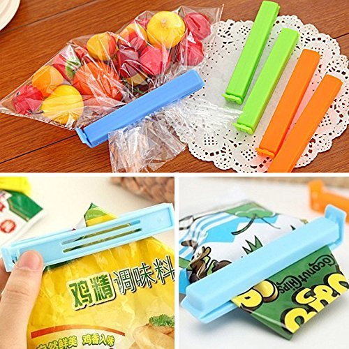 Generic 6PCS Cute Food Snack Bag Storage Sealing Clips Practical Sealer
