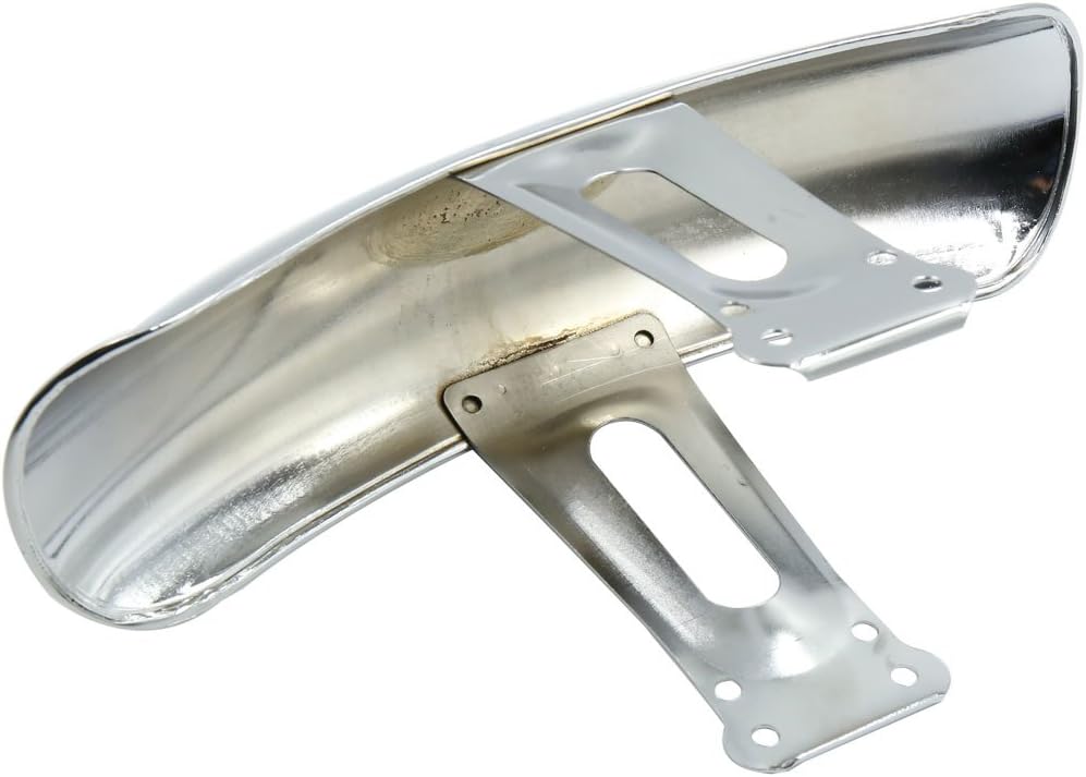 Silver Tone Metal Motorcycle Front Few Mud Guard for CG125 (id: afe b49 9be 4f5 aef