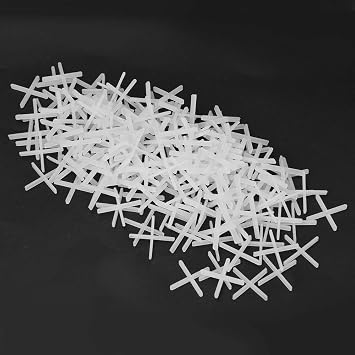 2500Pcs Tile Spacers,Ceramic Tile Spacers,1mm/1.5mm Replaceable Tile Levelers Spacers for Spacing of Floor or Wall Tiles Installation Laying Tools Parts1MM