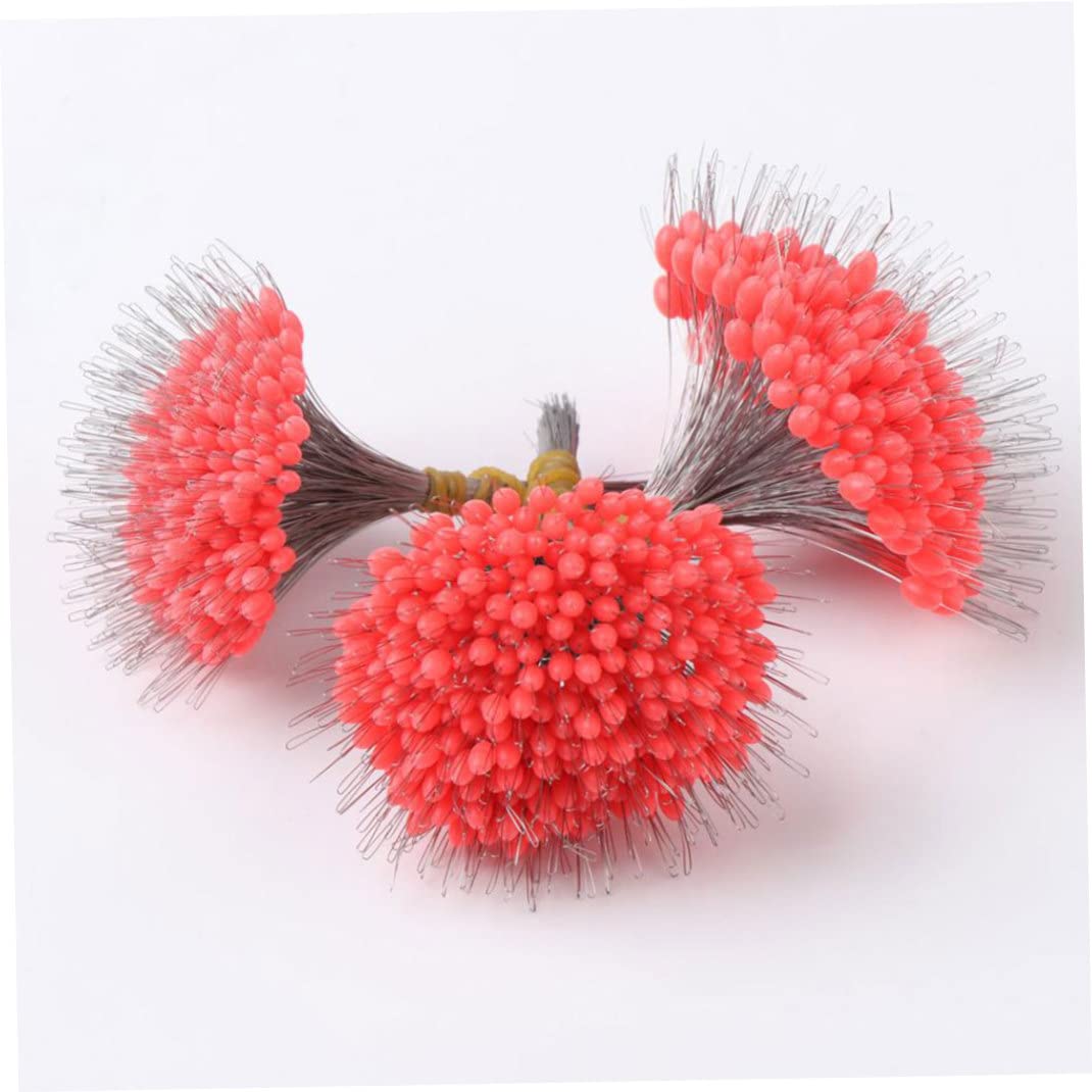 Jorzer Tope de Goma de Flotador Táquero de Pesca Silicona Pesca de Goma Bobber Tope de Frijoles Flotador Accesorios de la línea de Pescado para 2.5# -5.0# Línea 300pcs