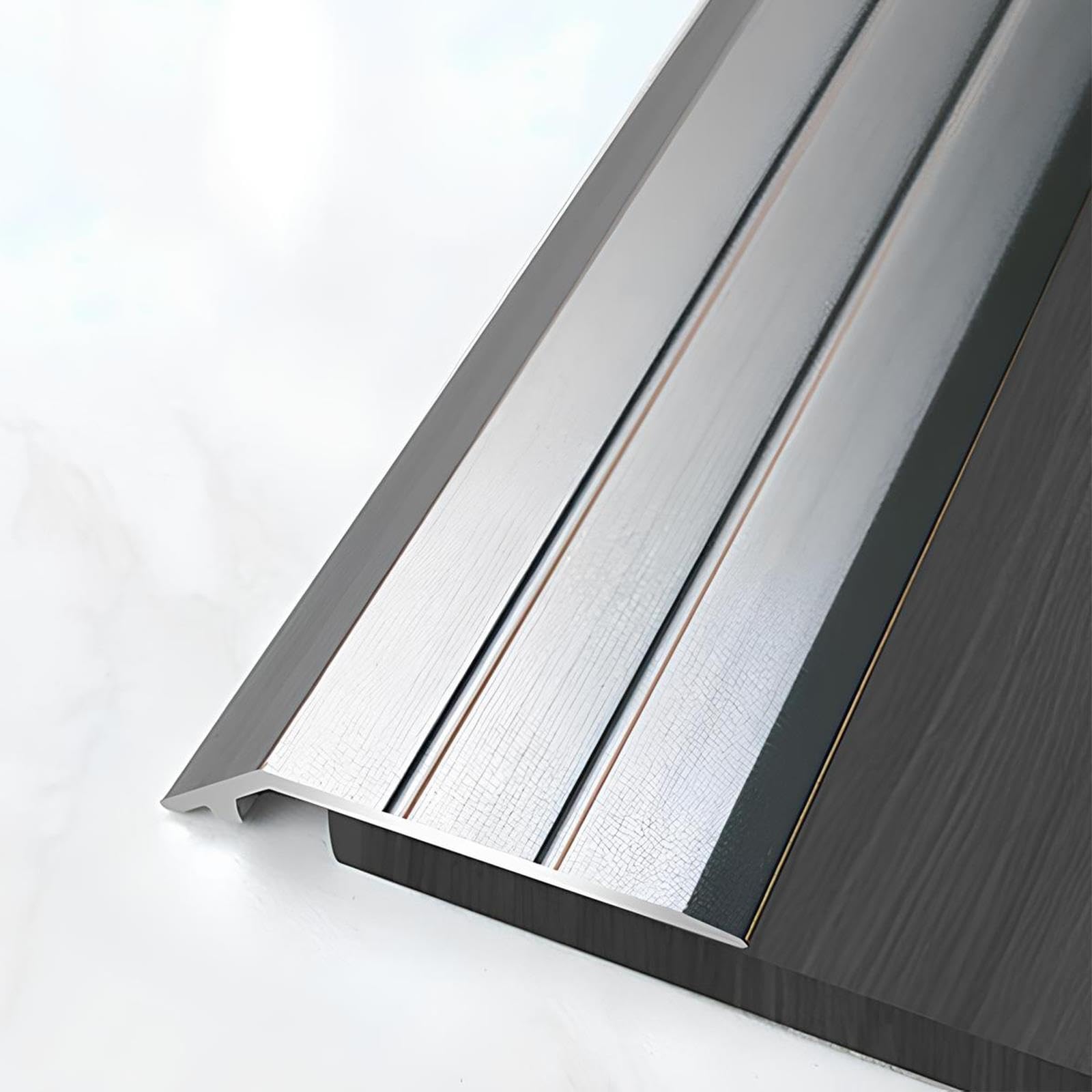 Aluminium Barre De Seuil Adhesive Pour Dénivelé Réducteur De Seuil De Sol